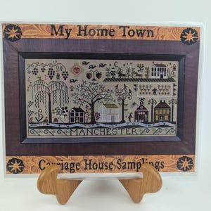 Carriage House Samplings My Home Town Cross Stitch Pattern 2003 Stitch Count 379w  x 194h (Q)