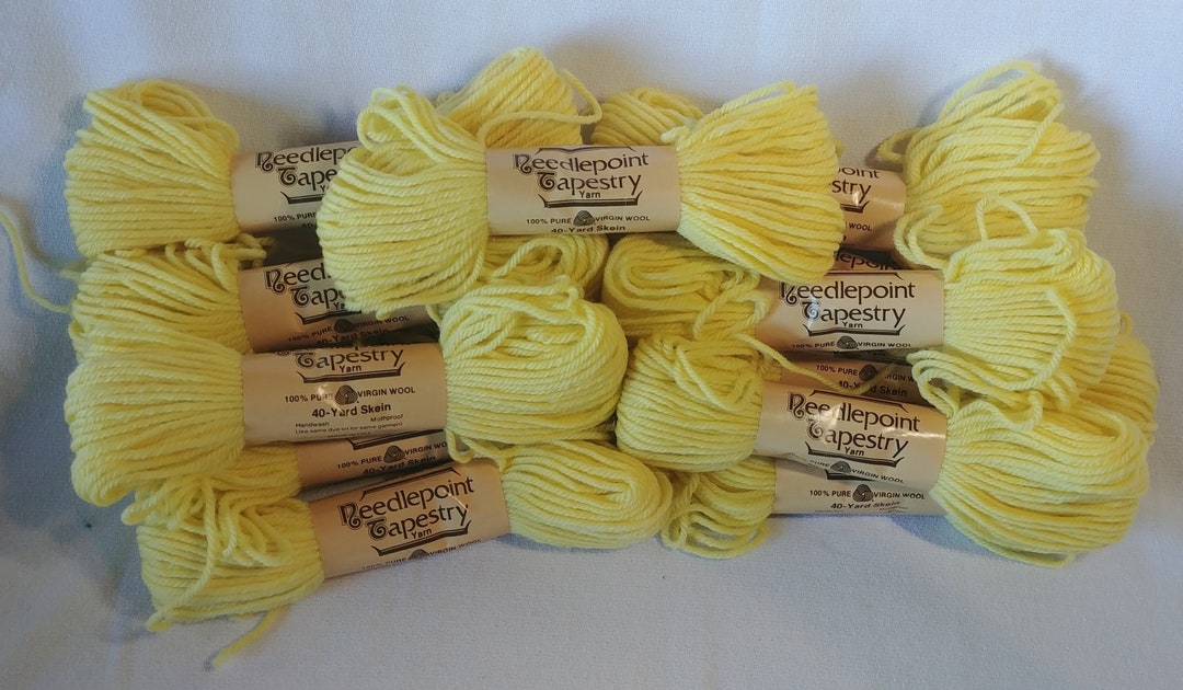New Old Stock Lot of 14 Yarns Brunswick Needlepoint Tapestry Etsy