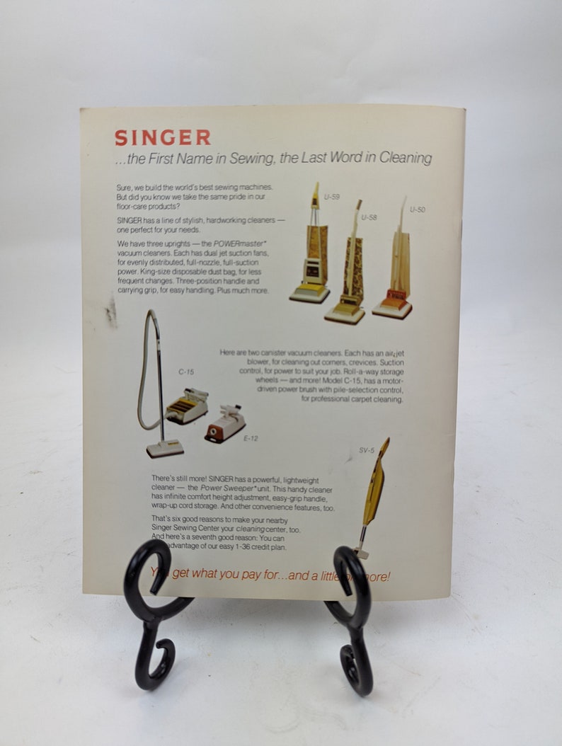 Singer Stylist Zigzag Sewing Machine Model 774 Instruction Manual