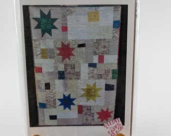 Graffiti Quilt Pattern by Needle in a Fabric Stash Finishes 44x63 2015