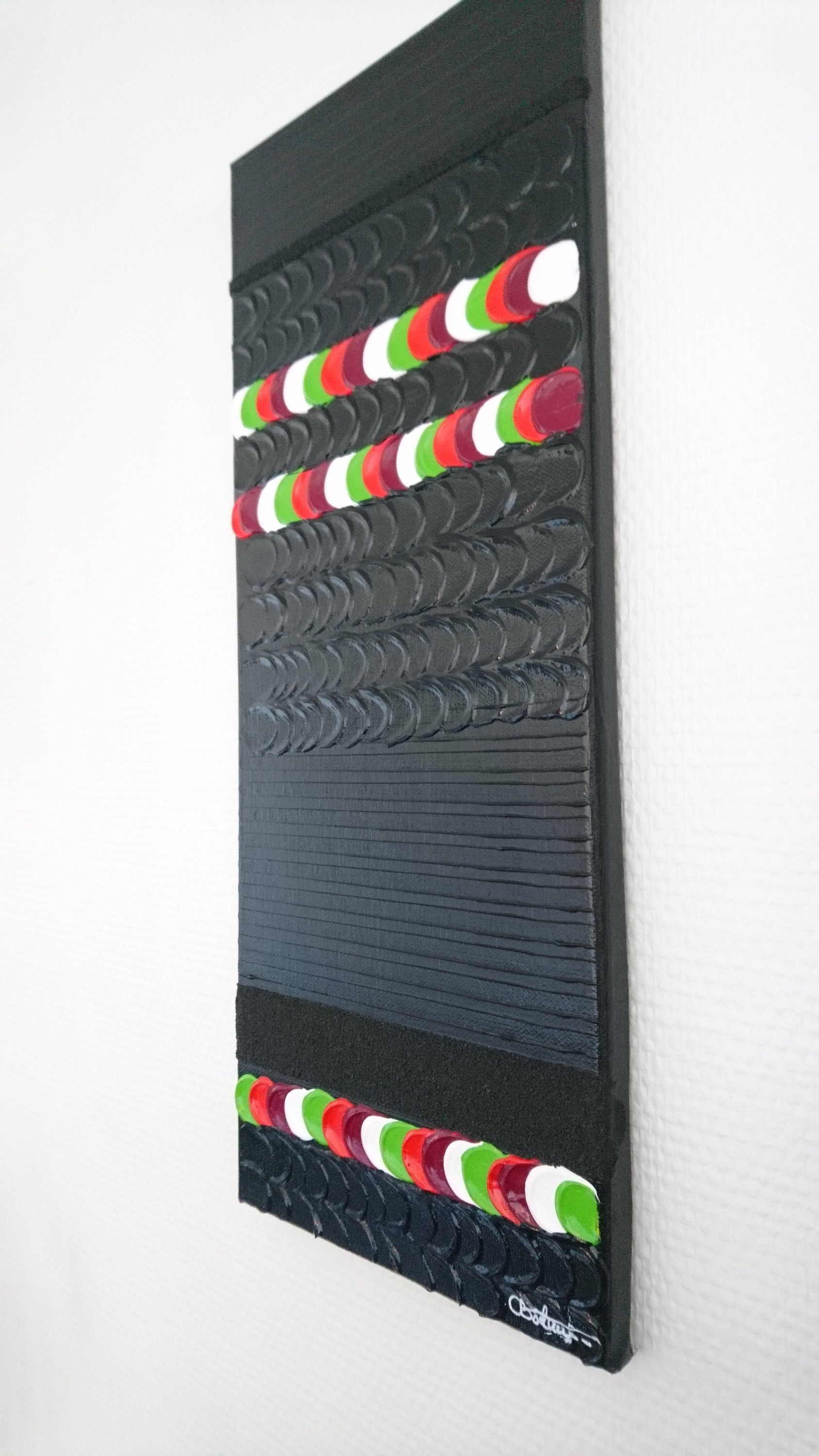 Abstrakte Acryl-Tabelle Variationen von schwarz 1 | Etsy