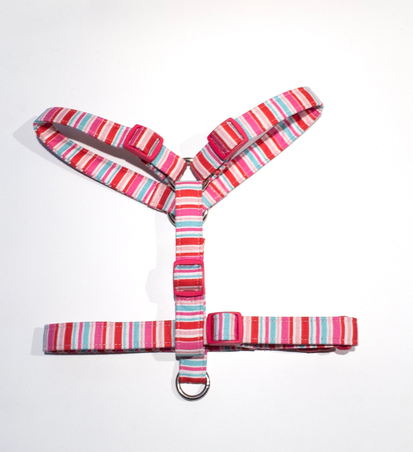 Y Shaped Harness sizes XS to XL. Candy cane. Etsy