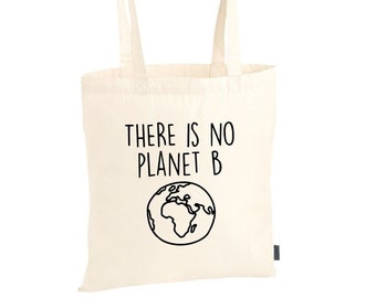 Tote Bag Cotton Bag Cloth Bag Jute Bag Tote Bag Bag Cotton Minimalist Lineart | "there is no planet b"