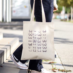 Tote Bag Cotton Bag Cloth Bag Jute Bag Tote Bag Bag Cotton Minimalist Lineart feminism | "28 breast"