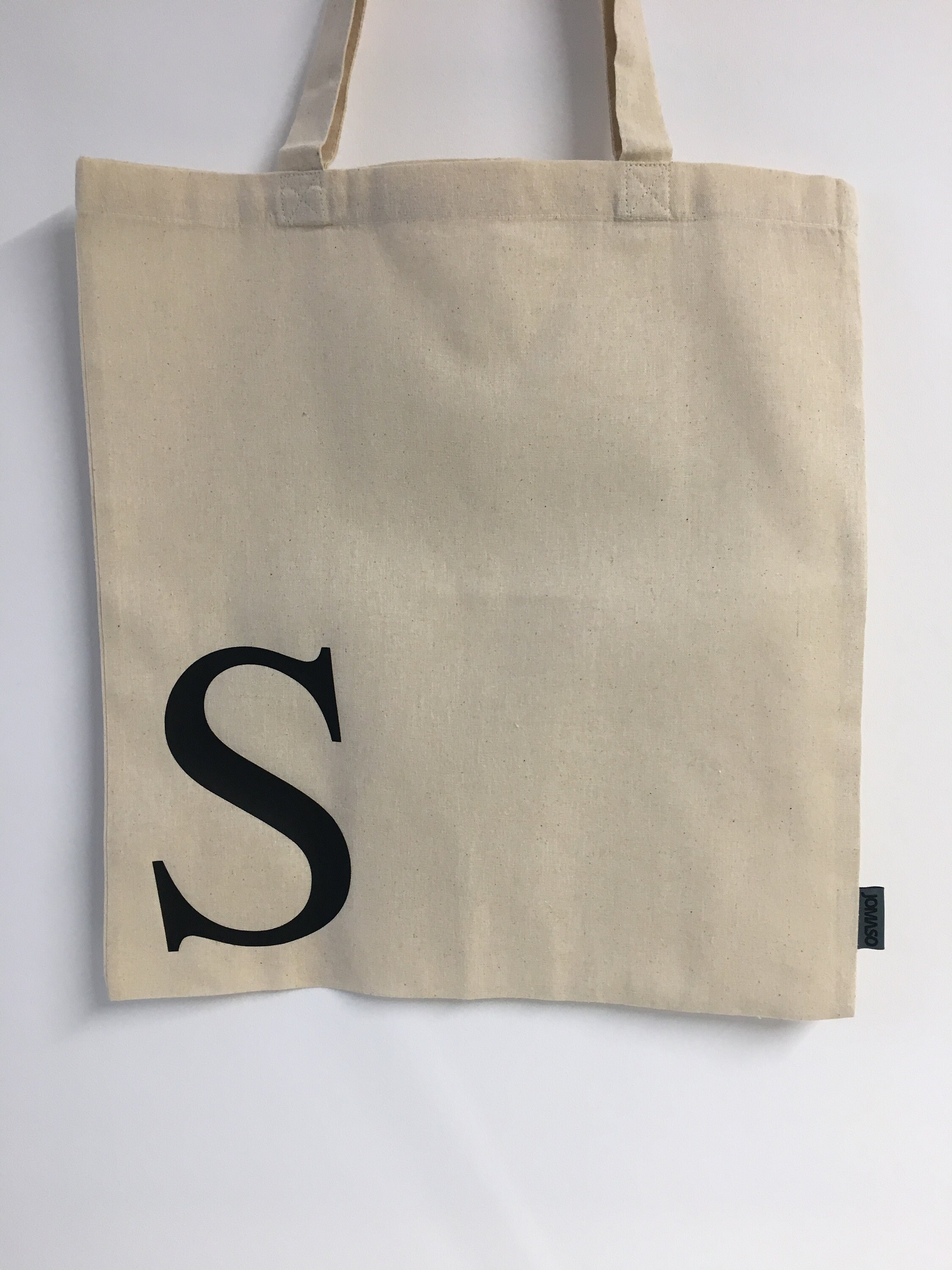 Personalized Cotton Bag Letter Letter Individual Totebag Etsy UK