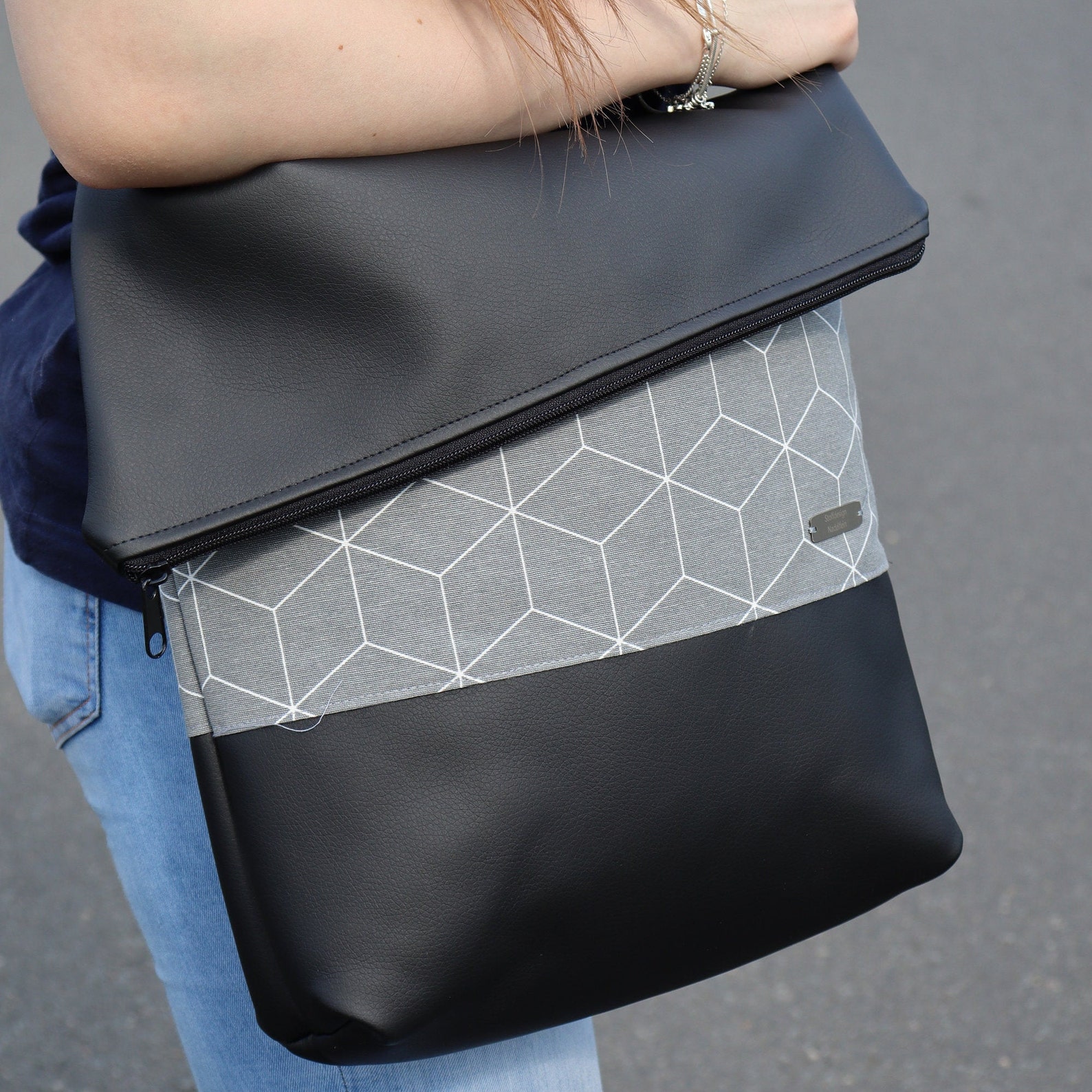 Foldover Shoulder Bag Handbag Shoulder bag Women with Etsy