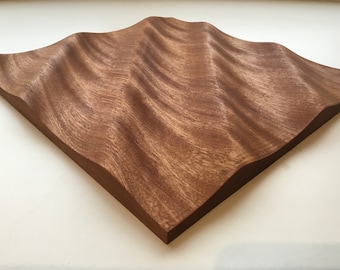 Sapele Ripple Wall Art