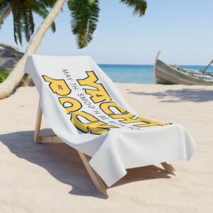 Yacht Rock Serviette de plage May The Smooth Be With You