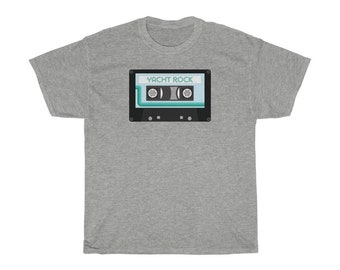 Yacht Rock Mixtape - Unisex Heavy Cotton Tee