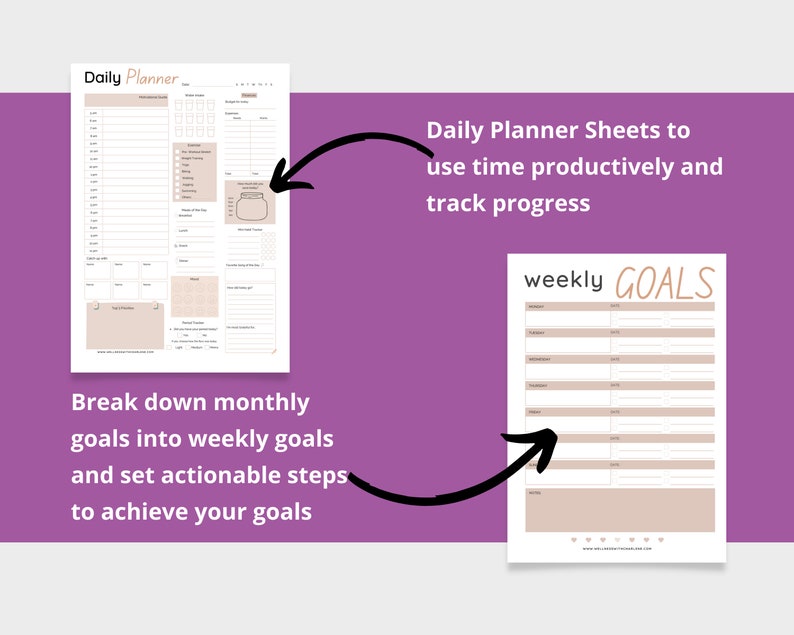 2023-planner-printable-diary-and-calendar-monthly-weekly-etsy
