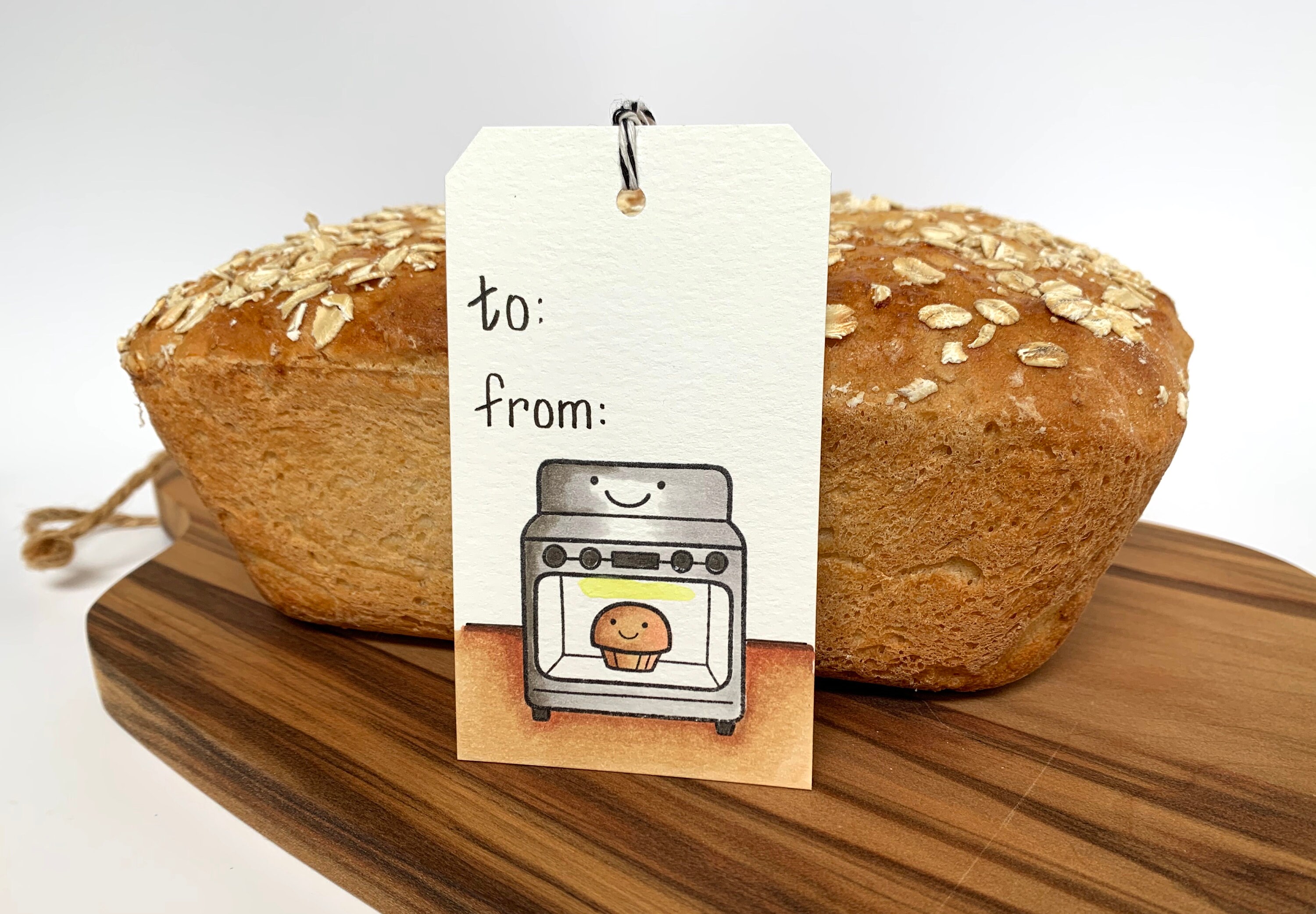 Bread Tags Set of 6 tags Handmade Bread Tags Tags for Baked Etsy