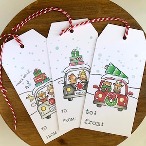 Christmas Car Tags-Sets of 6 or 12