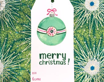Shiny Brite Christmas Tags- Sets of 6 or 12