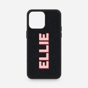 Leren iPhone 14-hoesje, zwart leer 13 Pro Max telefoonhoesje, Saffiano iPhone 11 X XR Plus mini monogram echte hoes aangepast Aangepast Gepersonaliseerd