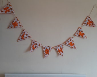 Halloween fabric bunting