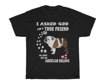 Cute American Bulldog Gifts, Bulldog Lover Gift, Bulldog tshirt, Funny Dog Christmas, Funny Dog Lover Gift, Bulldog Owner Gift, Unisex Tee