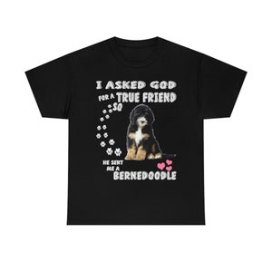 Kleine Bernedoodle Hundeliebhaber Geschenke, Berner Sennen poo Mama Papa, Niedliches Mini Bernedoodle Unisex Shirt