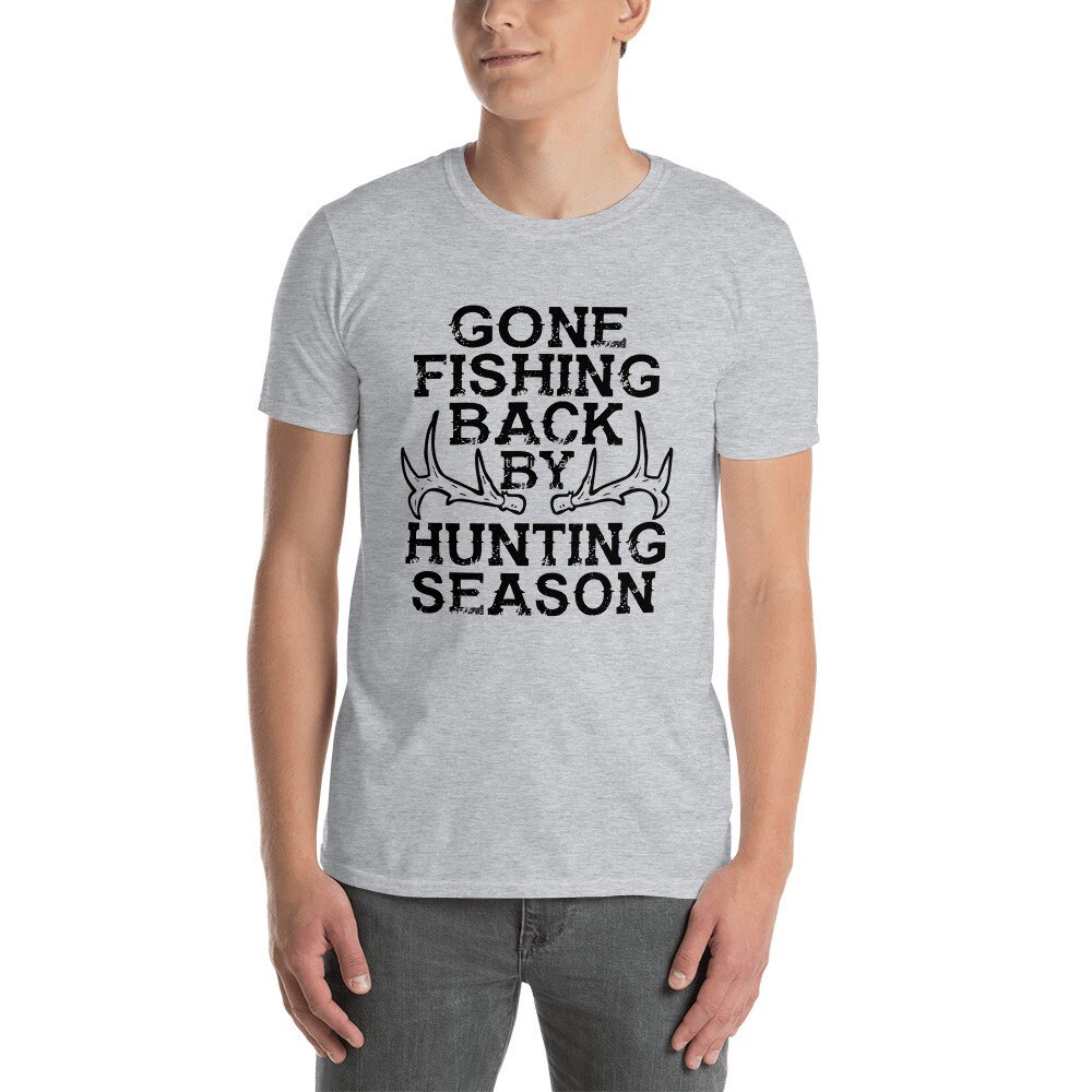 Fishing & hunting shirt fisherman gift hunting hunter | Etsy