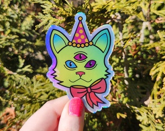 Alien Cat Sticker