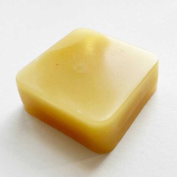 Encaustic paint natural golden amber medium sample 1 oz. block pure natural beeswax with damar resin