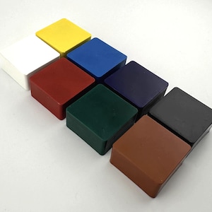 Encaustic paints starter palette set #01 color variety of eight 15ml blocks