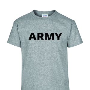 Army T-shirt, Unisex Adult and Youth Military Shirts, Group matching shirts