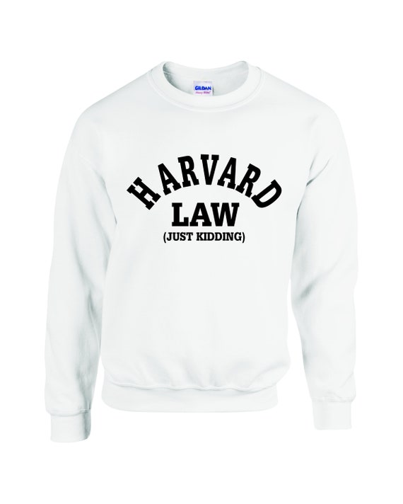 Harvard law just hotsell kidding cropped sweatshirt