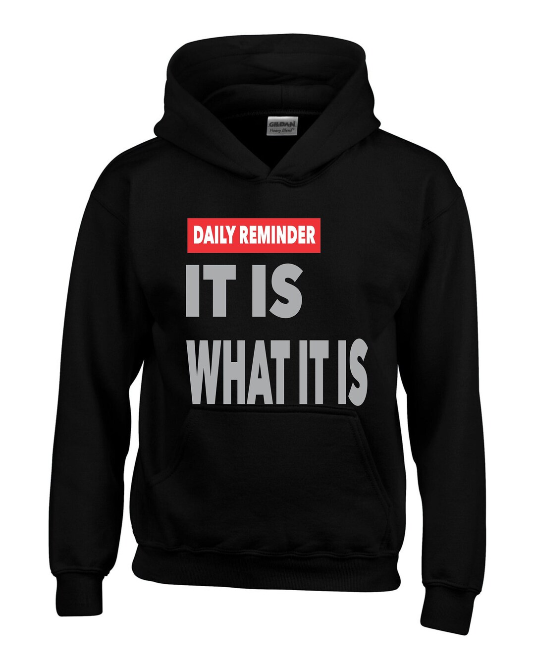 Funny Quote Sweatshirt: Daily Reminder Hoodie, Sarcastic Gift