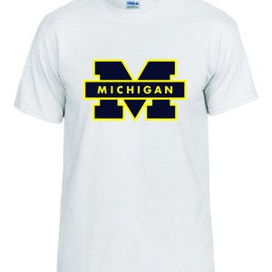 Michigan Sweatshirt, Uofm Crewneck College Tshirt Sweatshirts, College ...