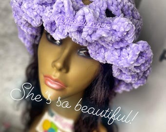 Granny Ruffle Hat (Crochet pattern only)