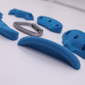 6 Piece Crimps Set, Screw On Climbing Holds for use With Wood Screws Only