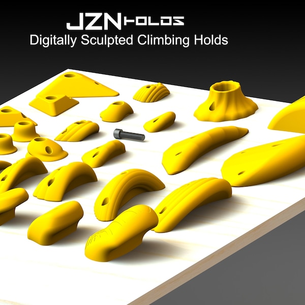 Bolt On Climbing Holds, 26 Piece Advanced Starter Set