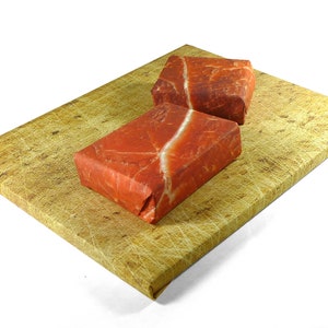 Steak Wrapping Paper Set | Holiday or Birthday Gift Wrap | Meat Gift Wrap | Wood Cutting Board | Butcher | Foodie | Meat Lover