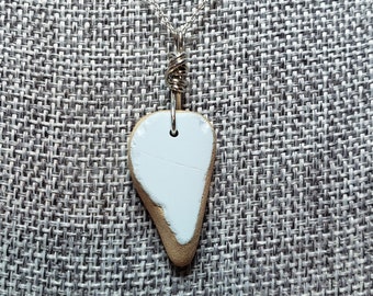 Baby Blue Pottery Pendant