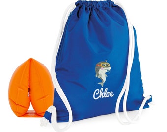 personalised baby swim bag