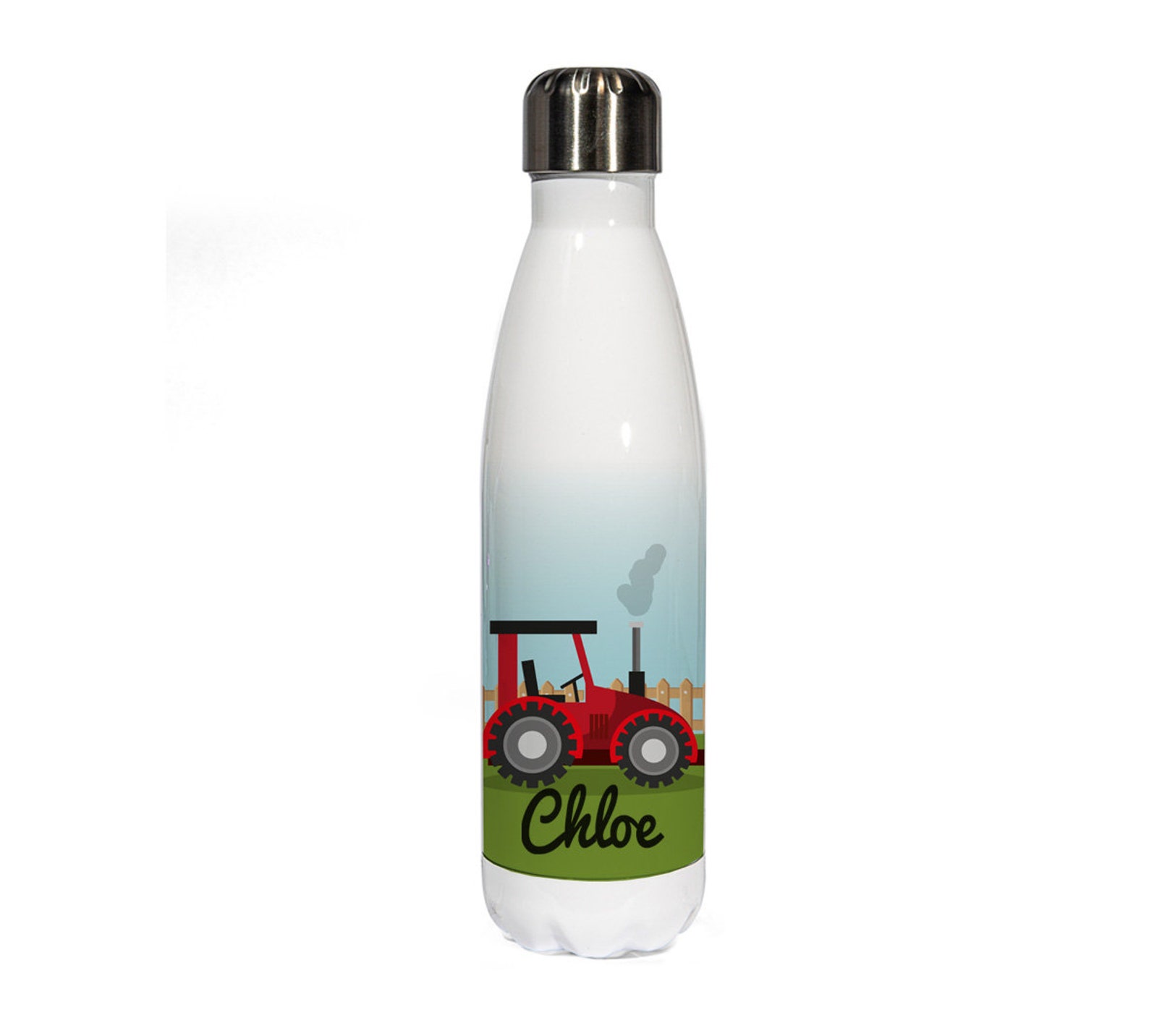 Personalised Tractor Premium Drinks Bottle Aluminium Farm Etsy UK