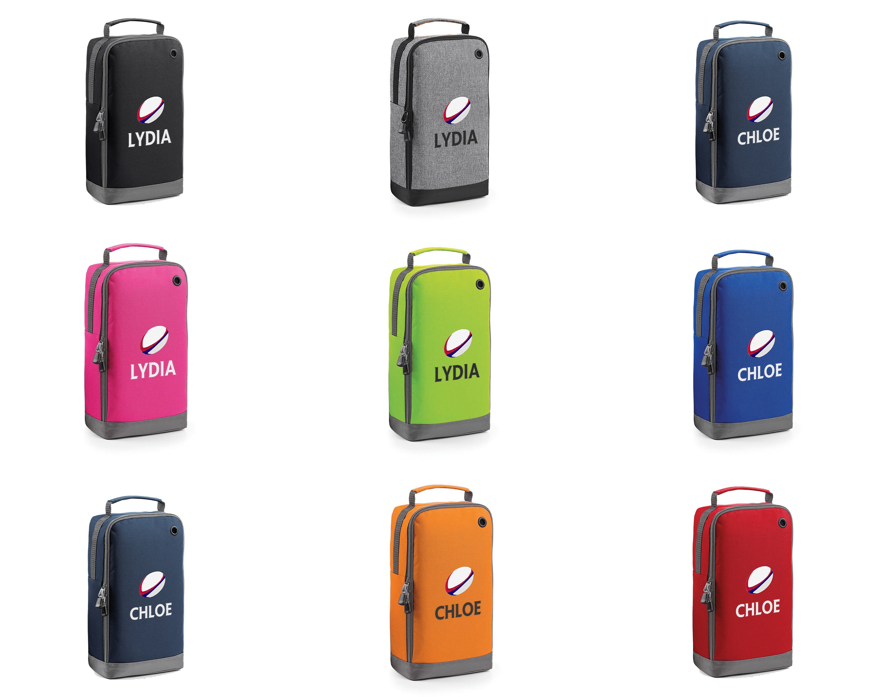 Embroidered Kids Rugby Boot Bag Etsy UK