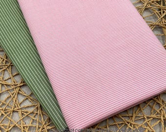 Tilda- Creating Memories- Tiny Stripe -Tiny Stripe TIL160063- Pink Half Yard Continuous Cut