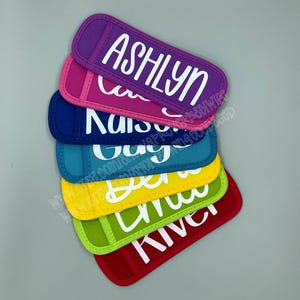 Personalized Popsicle Holder | Freezer Pop Sleeve | Neoprene Ice Pop Sleeve | Summertime Party Favor | Frozen Popsicle Holder