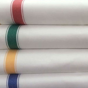 Tea Towel Fabric by the Meter |  Different Colors | 60cms Wide | 100% Pure Natural Cotton