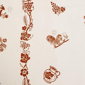 Romagnola Print Pattern Fabric | Product Made in Italy | 100% Pure Cotton | 150 cms Wide