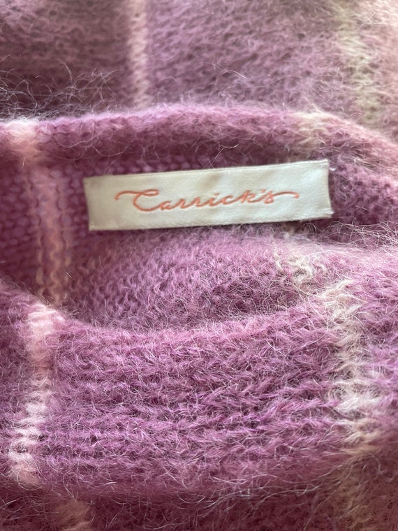 80s Vintage | Carrick's Mauve & Pink Ombre Stripe… - image 9