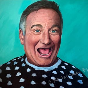 Robin Williams Art Print – Beloved Comedian and Actor Wall Decor