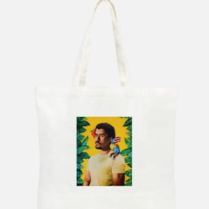 Bad Bunny Canvas Tote Bag – DTMF Music-Inspired Tote, Reusable Grocery Bag, Gift for Bad Bunny Fans