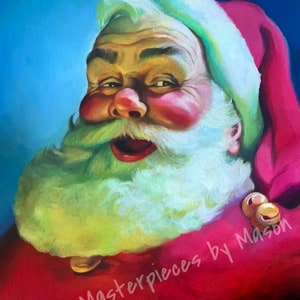 Santa Claus Original Painting Print