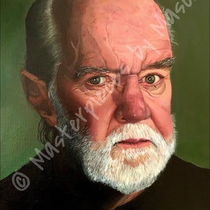 George Carlin Art Print – Stand-Up Comedy Icon Wall Decor