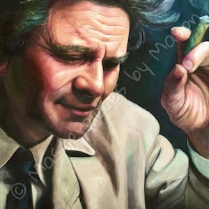 Detective Columbo Art Print – Classic TV Show Wall Decor
