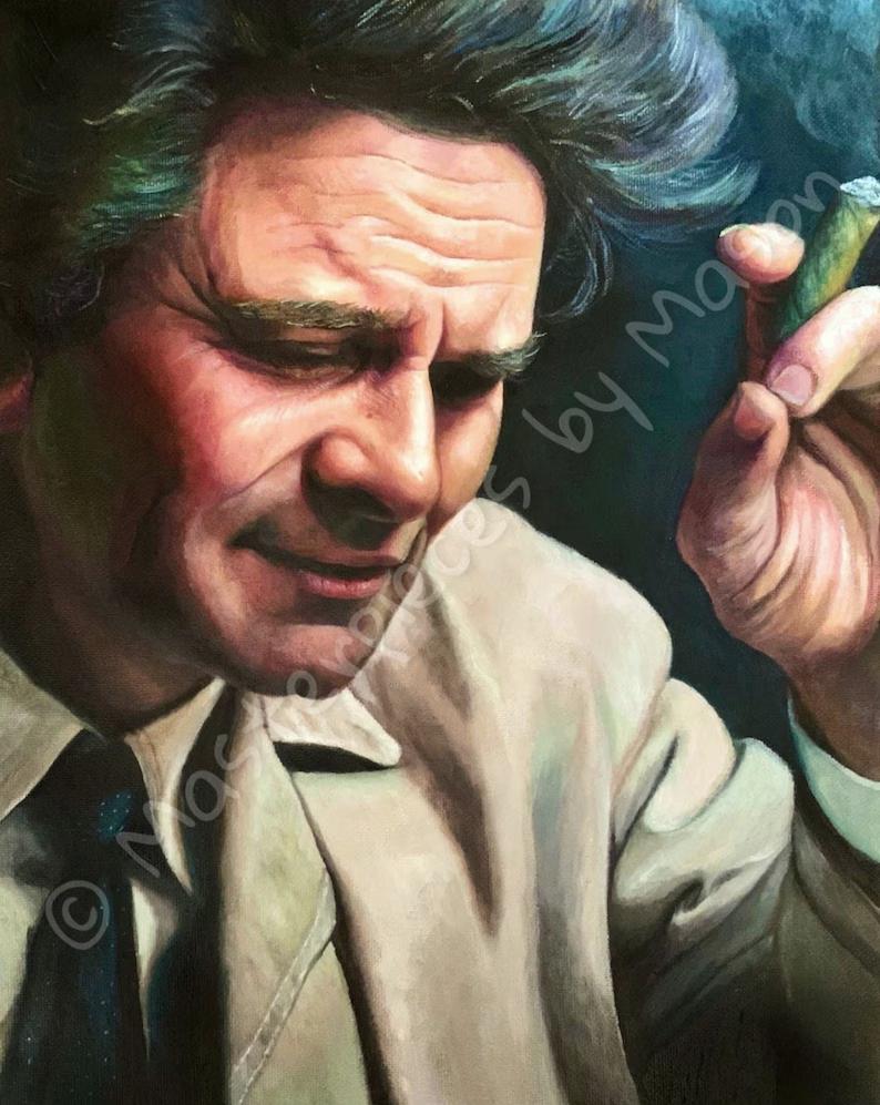 Detective Columbo Art Print – Classic TV Show Wall Decor - Etsy UK