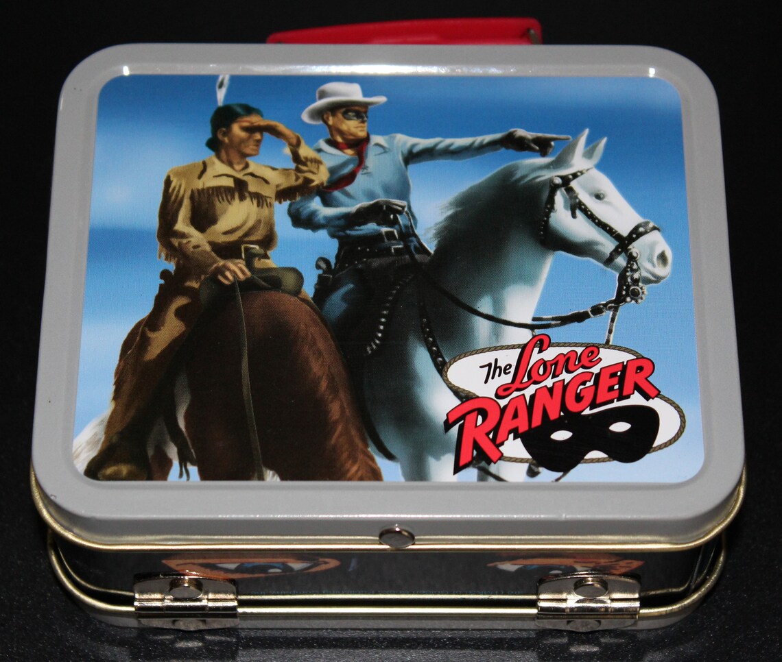 The Lone Ranger Mini Tin Lunch Box Cheerios 60th Anniversary Etsy