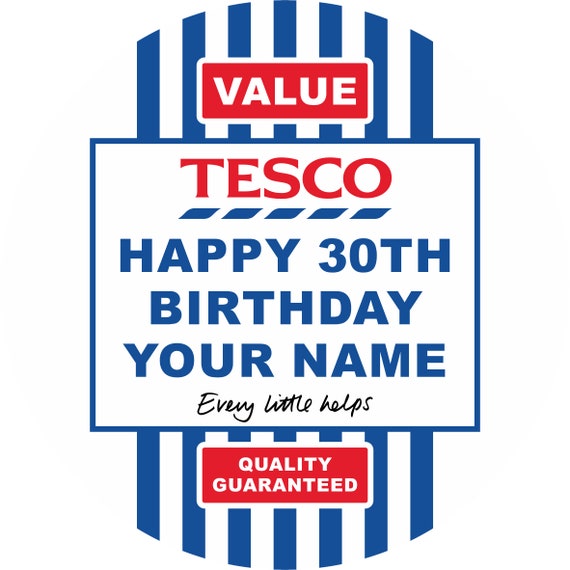 Tesco Value Personalised Edible Cake Toppers Cupcakes Etsy - roblox character tesco